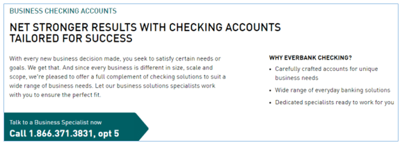 EverBank - Top Rated Banks for Free Business Checking