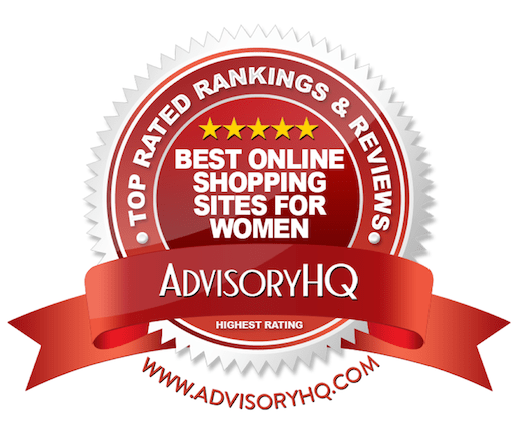 Best Online Shopping Sites for Women Red Award Emblem