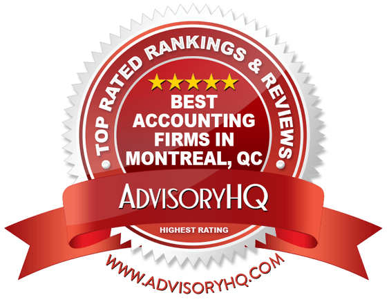 Best Accounting Firms in Montreal, QC Red Award Emblem