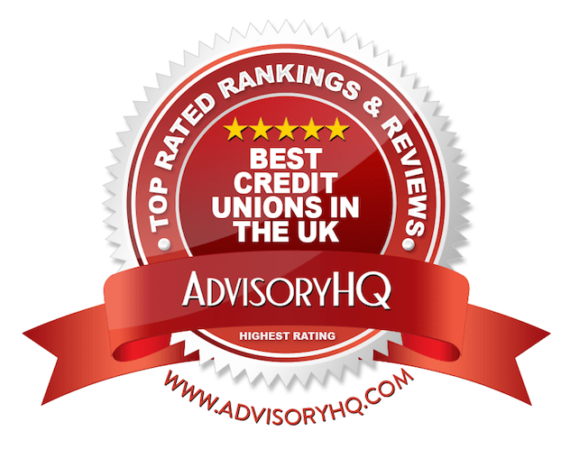 Best Credit Unions in the UK Red Award Emblem