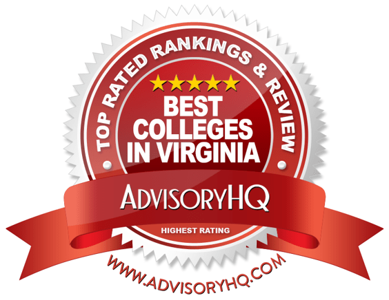Best Colleges in Virginia Red Award Emblem