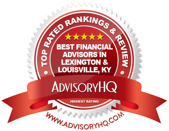Best Financial Advisors in Lexington & Louisville, KY Red Award Emblem