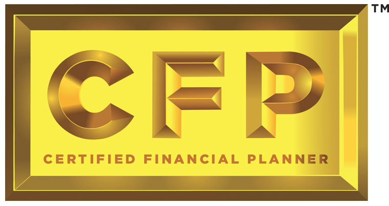 a gold CFP (Certified Financial Planner) logo sourced from cfp.net