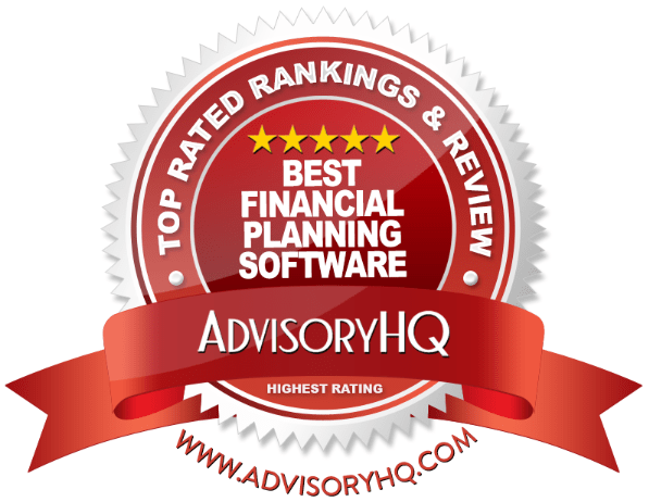 Best Financial Planning Software Red Award Emblem