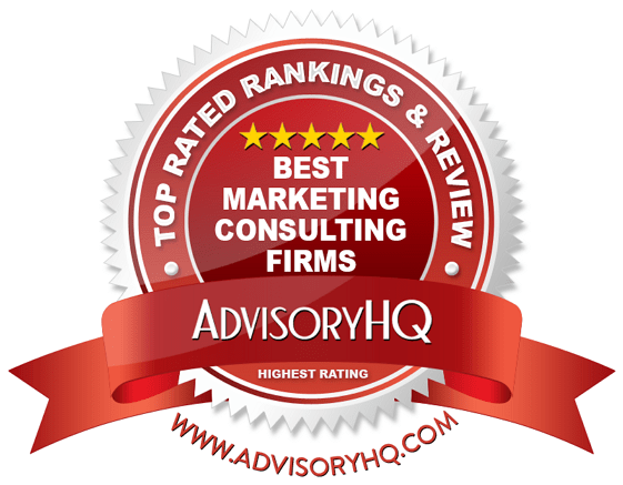 Best Marketing Consulting Firms Red Award Emblem