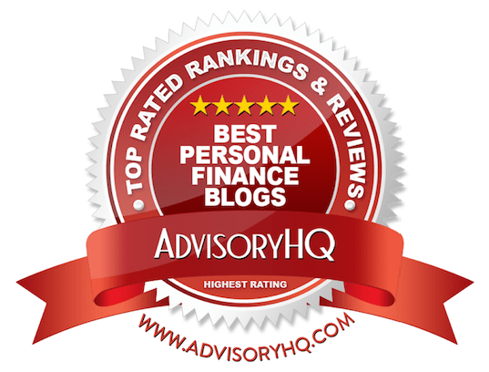 Best Personal Finance Blogs Red Award Emblem