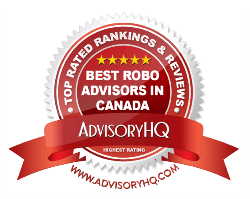 Best Robo Advisors in Canada Red Award Emblem