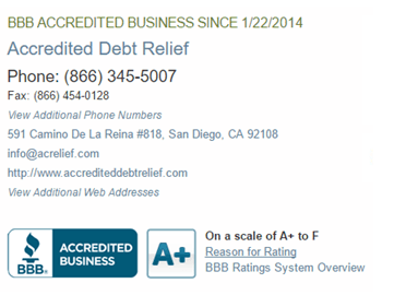 accredited debt relief reviews