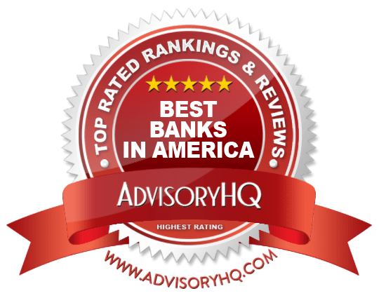 Best Banks in America Red Award Emblem