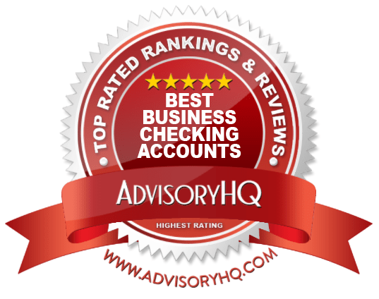 Best Business Checking Accounts Red Award Emblem
