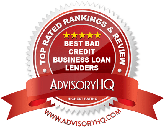 Best Bad Credit Business Loan Lenders Red Award Emblem