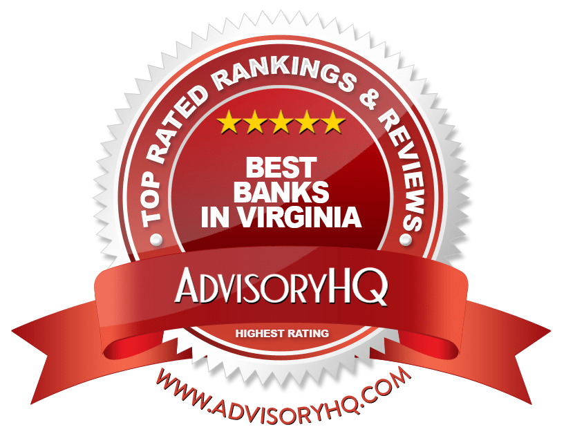 Best Banks in Virginia Red Award Emblem