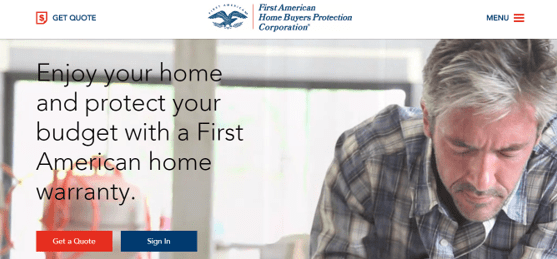 first american home warranty coverage