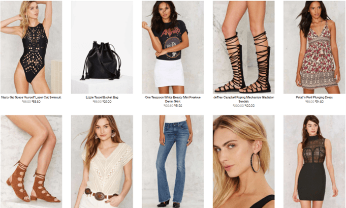 Nasty Gal - Best-Ranked Online Shopping Sites for Women