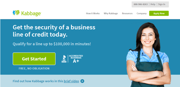 Kabbage - business loans with bad credit