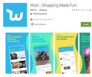 what is wish app