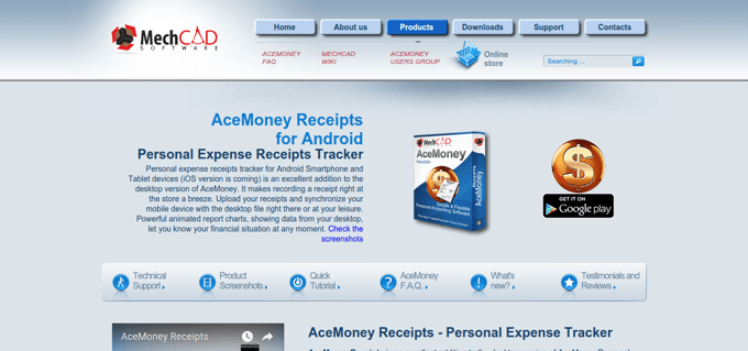 AceMoney Lite a Microsoft money replacement