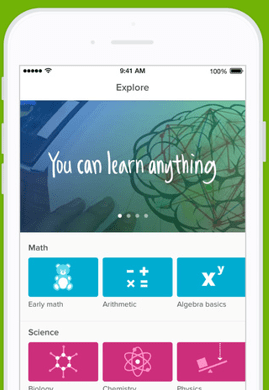 Khan Academy - top educational apps for kids