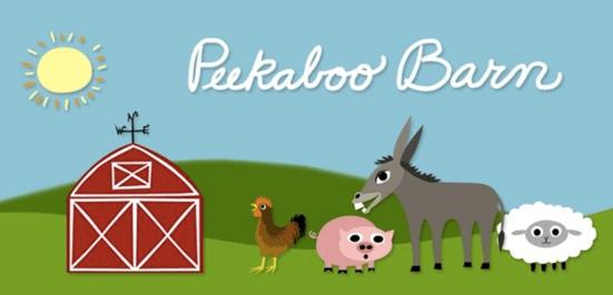 peekabo barn educational apps for toddlers