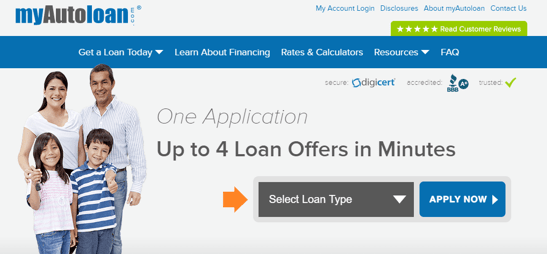 no credit car loans from myautoloan