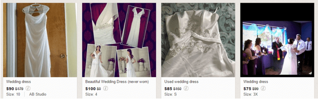 Online Consignment Stores - cheap dresses for weddings