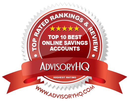 Best Online Savings Accounts Red Award Emblem