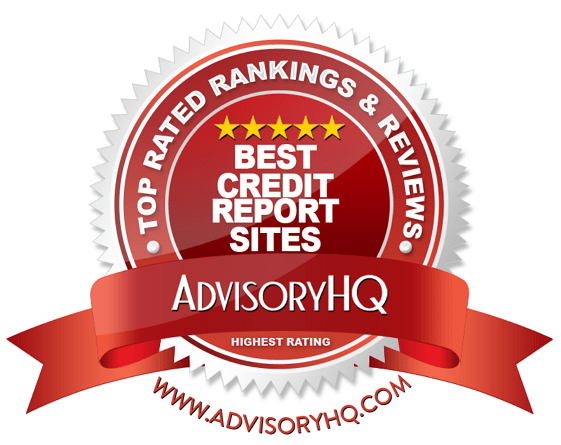 Best Credit Report Sites Red Award Emblem