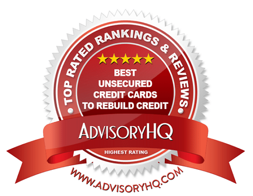 Best Unsecured Credit Cards to Rebuild Credit Red Award Emblem