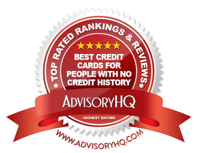 Best Credit Cards for People With No Credit History Red Award Emblem