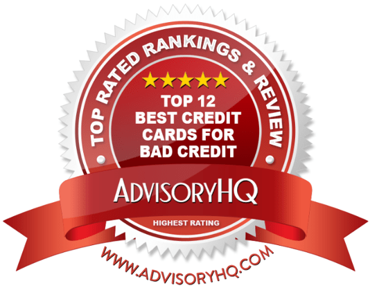 Best Credit Cards for Bad Credit Red Award Emblem