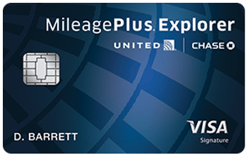 Chase United MileagePlus® Explorer Card - best credit card for travel miles