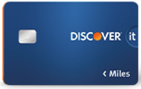 Discover it®​ Miles Card - top travel credit cards