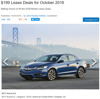 The Best Car Lease Specials & Offers - Using Specific Searches