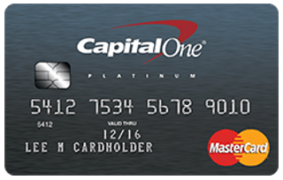 Platinum Credit Card from Capital One - unsecured credit cards for fair credit