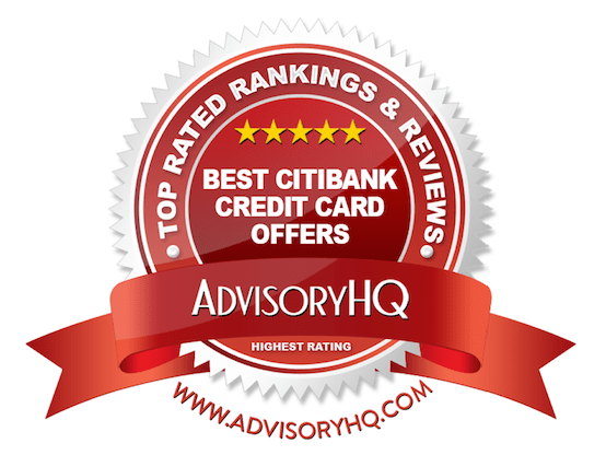 Best Citibank Credit Card Offers Red Award Emblem