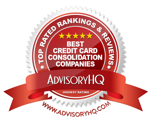 Best Credit Card Consolidation Companies Red Award Emblem