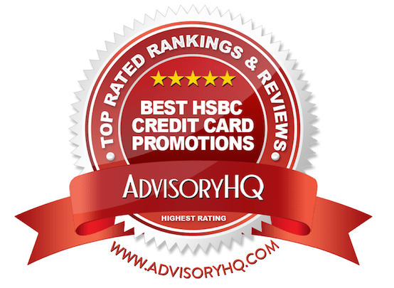 Best HSBC Credit Card Promotions Red Award Emblem