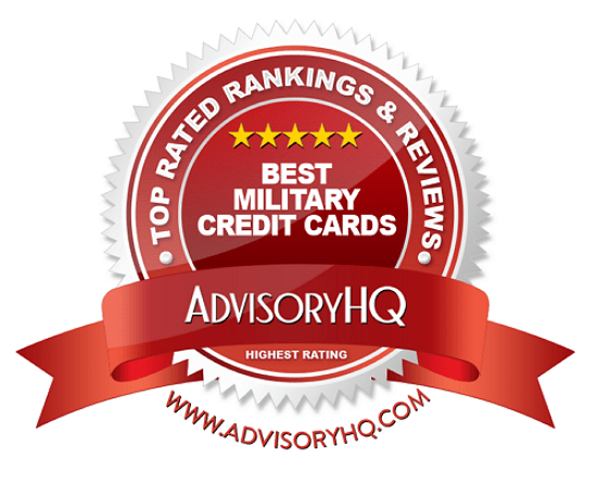 Best Military Credit Cards Red Award Emblem
