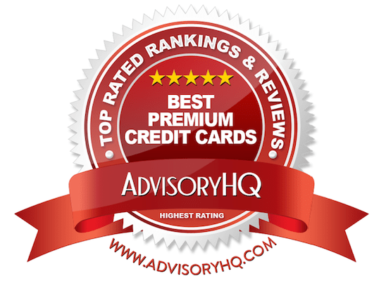 best premium credit cards red award emblem