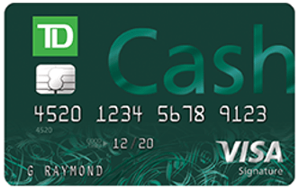 td cash credit card