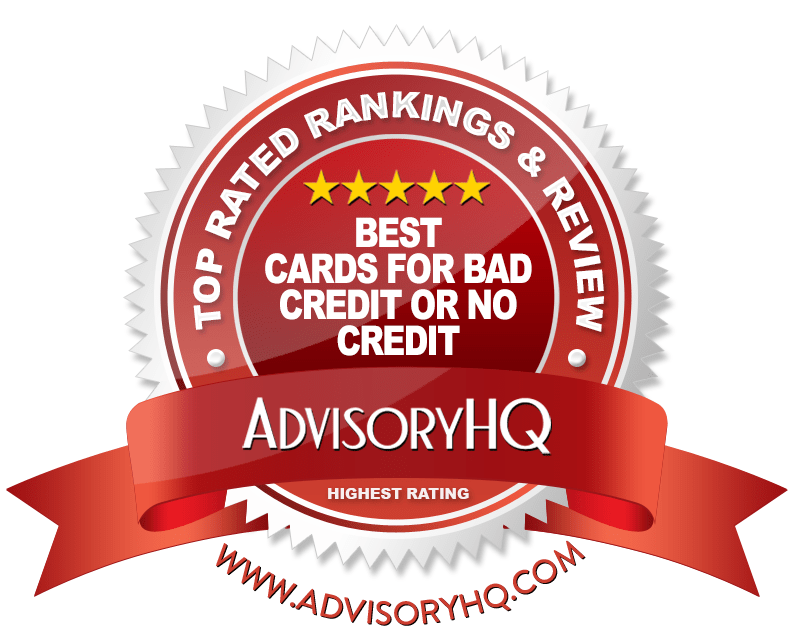 Best Cards for Bad Credit or No Credit Red Award Emblem