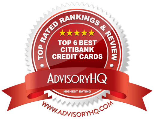Best Citibank Credit Cards Red Award Emblem