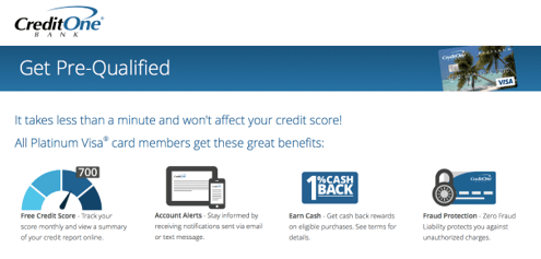 Credit One Bank® Unsecured Visa® Credit Card - Top Unsecured Credit Cards for Bad & Poor Credit with No Deposit