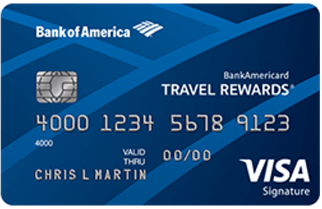 BankAmericard Travel Rewards® Credit Card - best visa cards