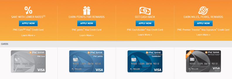 PNC - big credit card companies