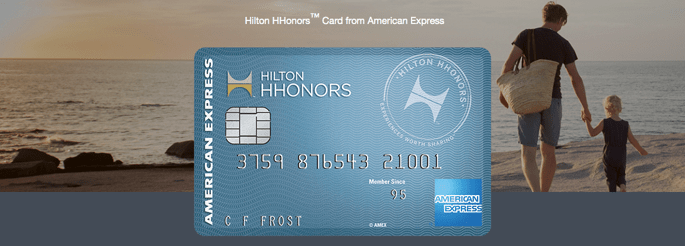 Hilton Honors credit card reward points