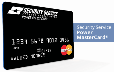 Security Service Power MasterCard® - military travel card