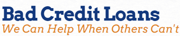 Bad Credit Loans logo with offerings of 3 month and 6 month payday loans