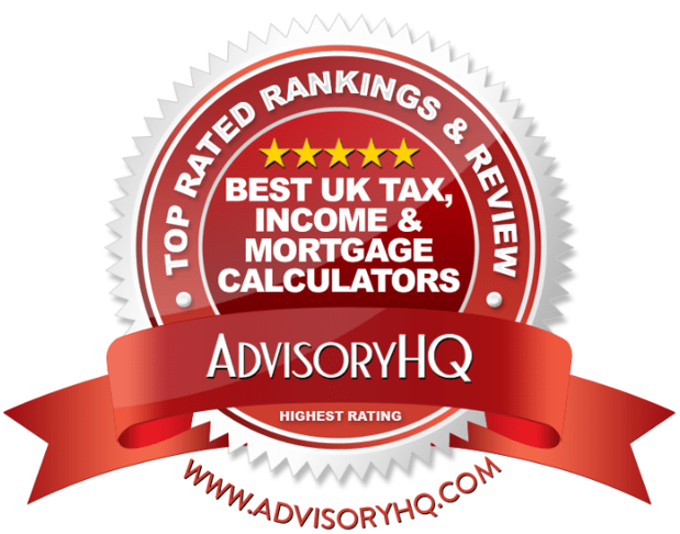 Best UK Tax, Income & Mortgage Calculators Red Award Emblem