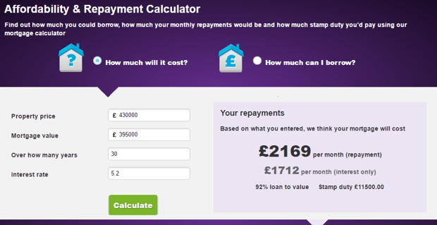 Money SuperMarket - loan repayment uk calculator
